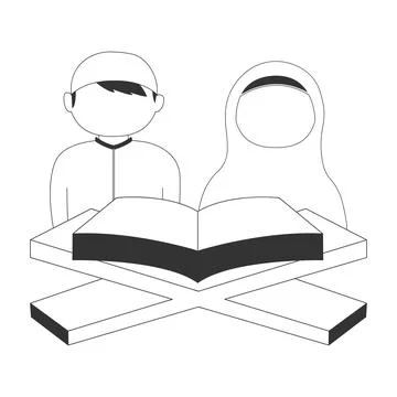 The muslim people vector design Stock Illustration