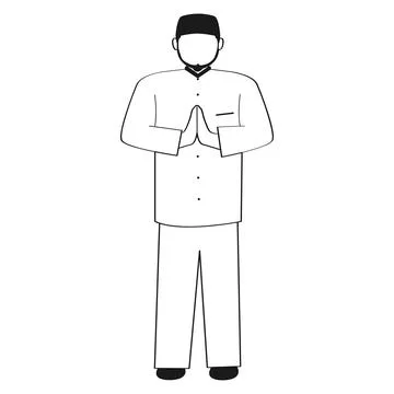 The muslim people vector design Stock Illustration