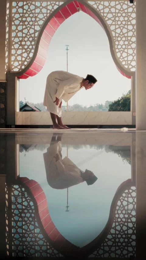 Muslim pray at Mosque Stock Footage 331498205