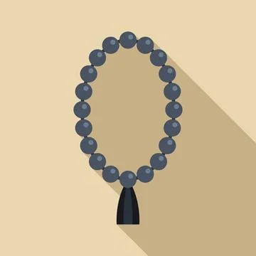 Muslim prayer beads illustration representing islamic spirituality イラスト素材