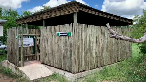 Muslim prayer facilities at rest stop in Kruger National Park. Stock Footage 171664633