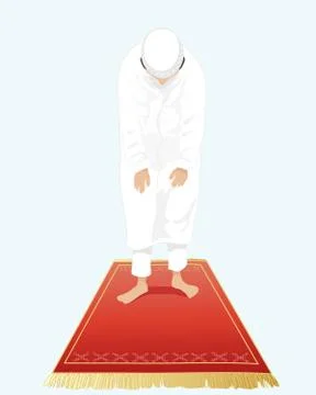 Muslim prayer Illustrazione stock