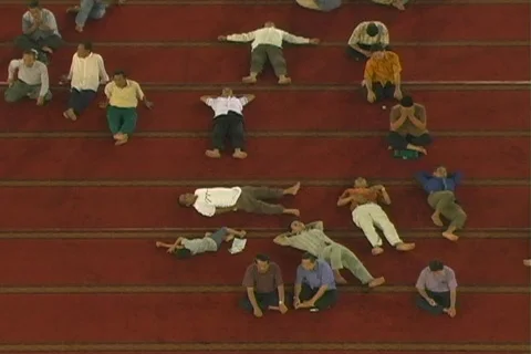 Muslim Prayers 29 Stock Footage