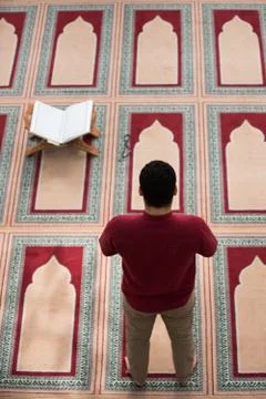 Muslim praying Stock Photos