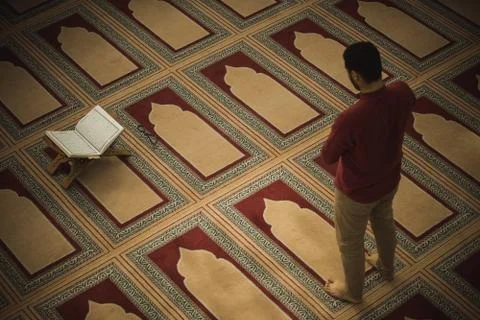 Muslim praying Stock Photos