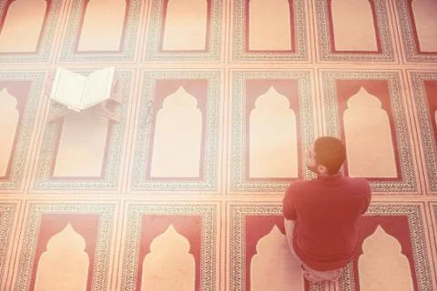 Muslim praying Stock Photos