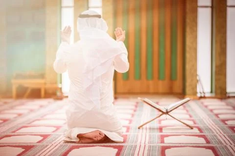 Muslim praying Stock Photos