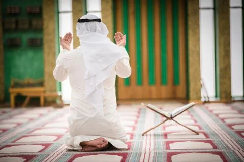 Muslim praying Stock Photos