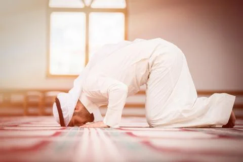 Muslim praying Stock Photos