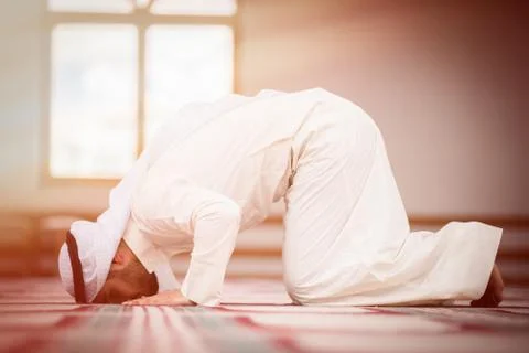 Muslim praying Stock Photos