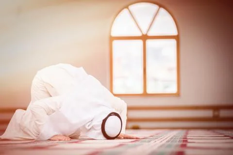 Muslim praying Foto stock