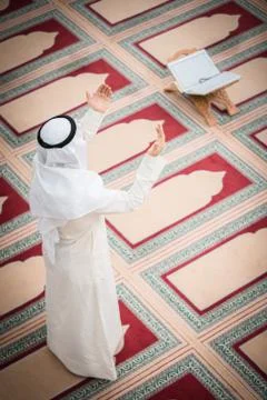 Muslim praying Stock Photos