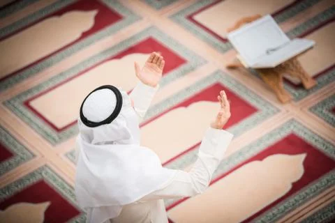 Muslim praying Stock Photos