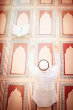 Muslim praying Stock Photos