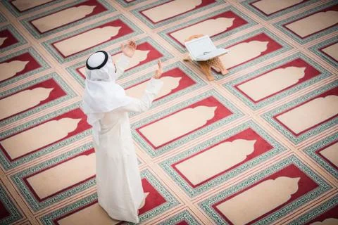 Muslim praying Stock Photos