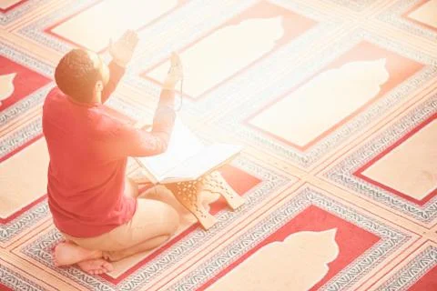 Muslim praying Stock Photos