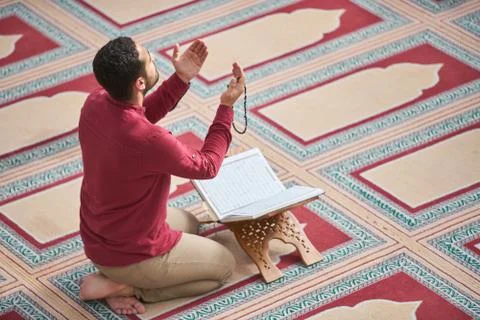 Muslim praying Stock Photos
