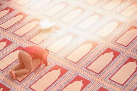 Muslim praying Stock Photos