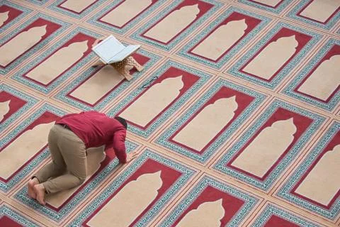 Muslim praying Stock Photos