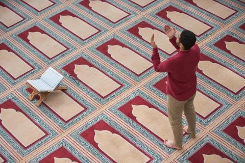Muslim praying Stock Photos