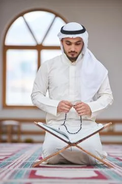 Muslim praying Stock Photos