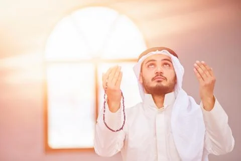 Muslim praying Stock Photos
