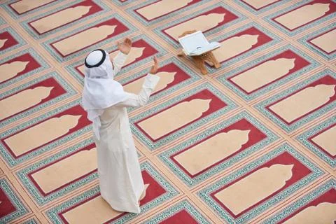 Muslim praying Stock Photos