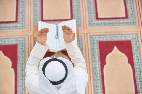 Muslim praying Stock Photos