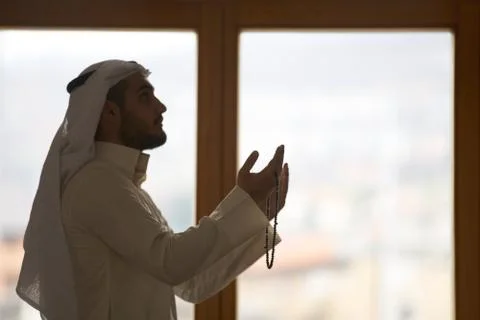 Muslim praying Stock Photos