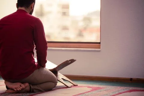 Muslim praying Stock Photos