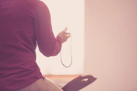 Muslim praying Stock Photos