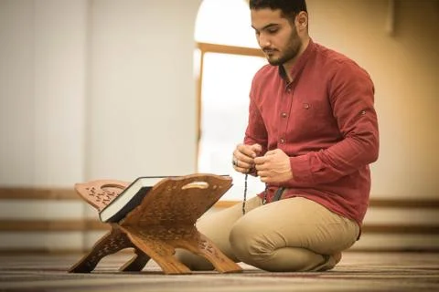 Muslim praying Stock Photos