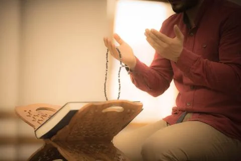 Muslim praying Stock Photos