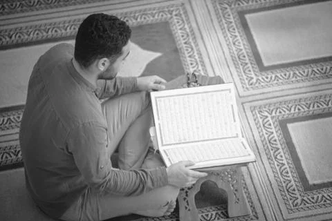 Muslim praying Stock Photos