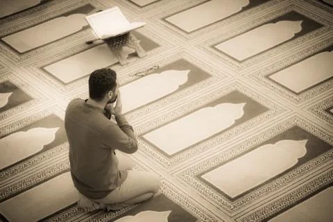 Muslim praying Stock Photos
