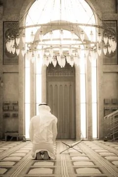 Muslim praying Stock Photos