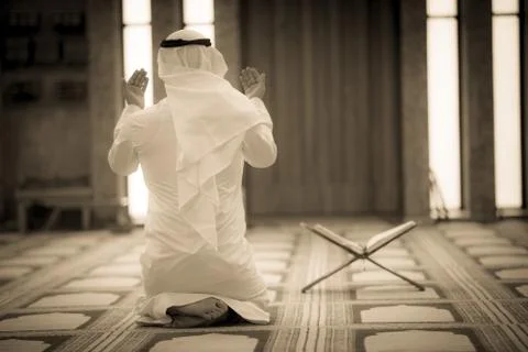 Muslim praying Stock Photos