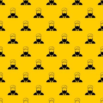 Muslim preacher pattern vector Stock Illustration