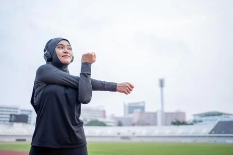 Muslim run Stock Photos