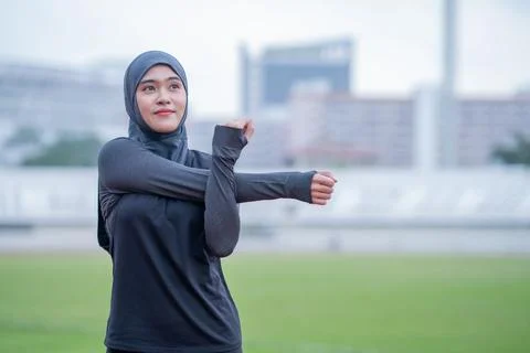 Muslim run Stock Photos
