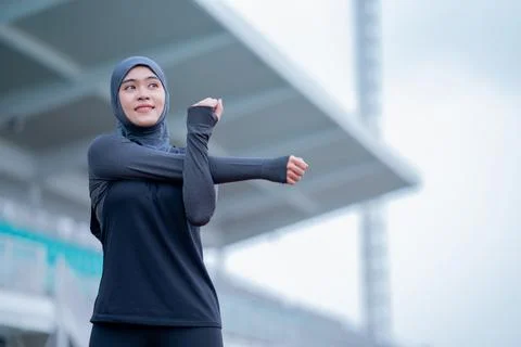 Muslim run Stock Photos