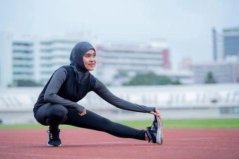 Muslim run Stock Photos