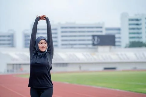Muslim run Stock Photos