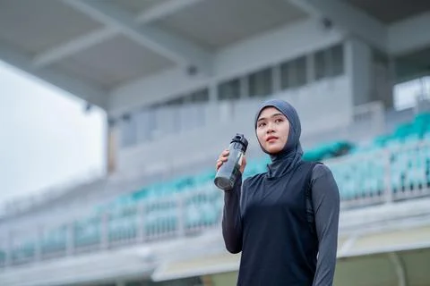 Muslim run Stock Photos