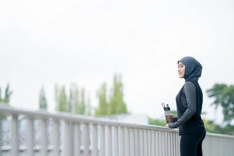 Muslim run Stock Photos