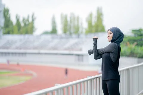 Muslim run Stock Photos