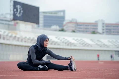Muslim run Stock Photos
