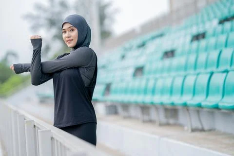Muslim run Stock Photos