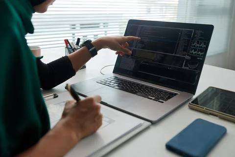 Muslim Software Developer 写真素材