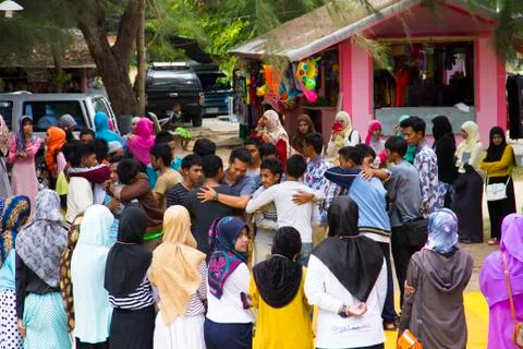 Muslim Students Foto stock